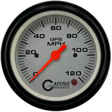 GAFFRIG 3 3/8 INCH GPS SPEEDOMETER KIT - PLATINUM - 90 MPH, 120 MPH, 180 MPH