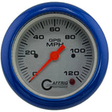 GAFFRIG 3 3/8 INCH GPS SPEEDOMETER KIT - PLATINUM - 90 MPH, 120 MPH, 180 MPH