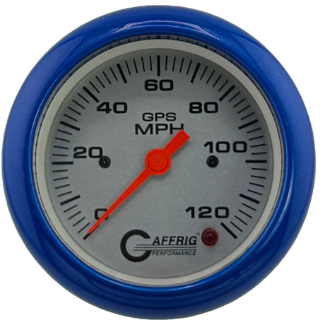 GAFFRIG 3 3/8 INCH GPS SPEEDOMETER KIT - PLATINUM - 90 MPH, 120 MPH, 180 MPH