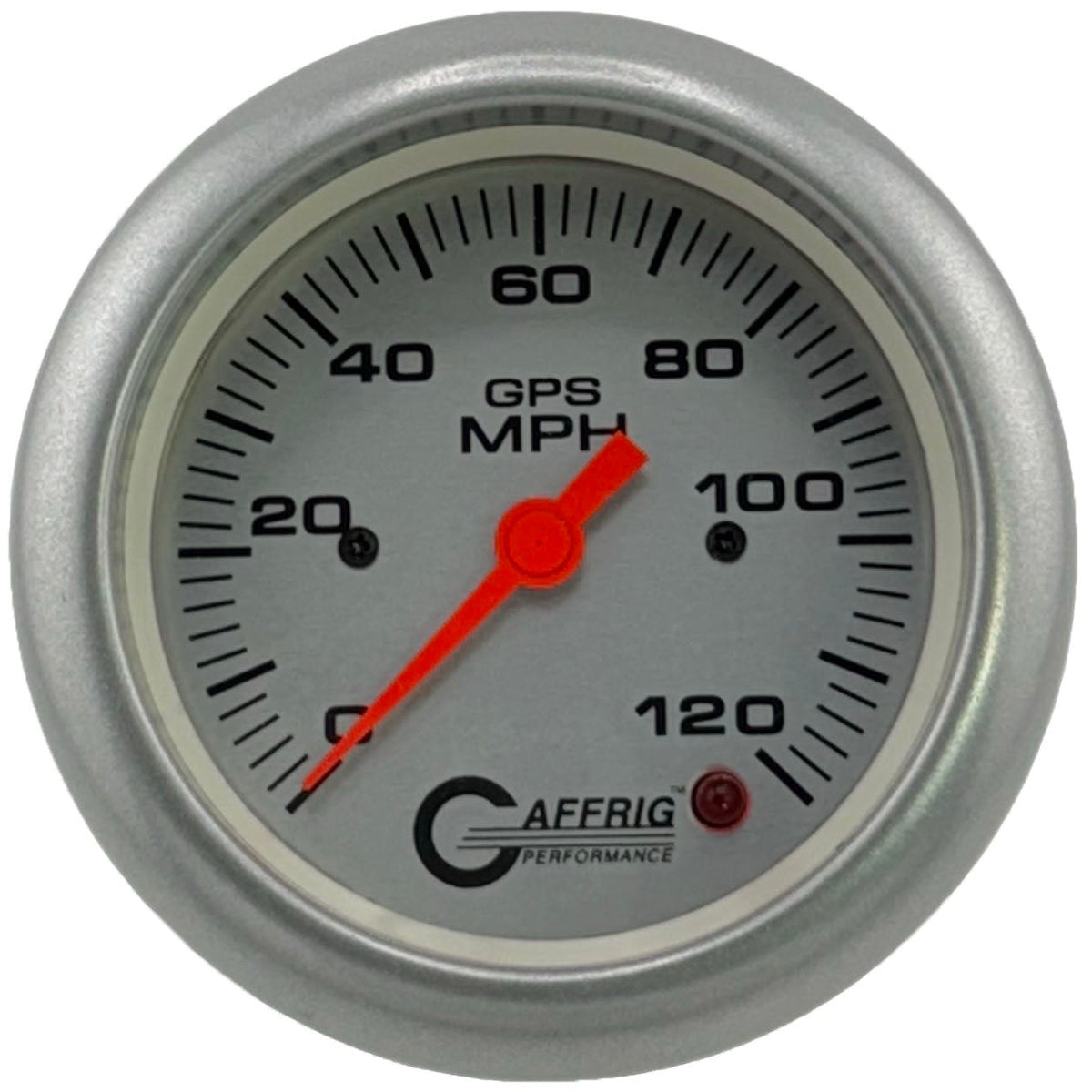 GAFFRIG 3 3/8 INCH GPS SPEEDOMETER KIT - PLATINUM - 90 MPH, 120 MPH, 180 MPH