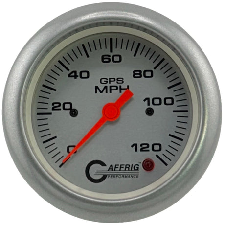 GAFFRIG 3 3/8 INCH GPS SPEEDOMETER KIT - PLATINUM - 90 MPH, 120 MPH, 180 MPH
