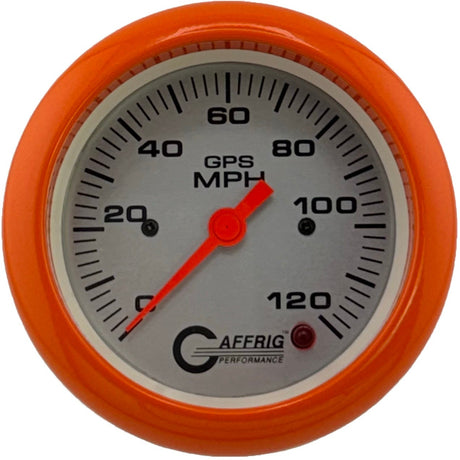 GAFFRIG 3 3/8 INCH GPS SPEEDOMETER KIT - PLATINUM - 90 MPH, 120 MPH, 180 MPH