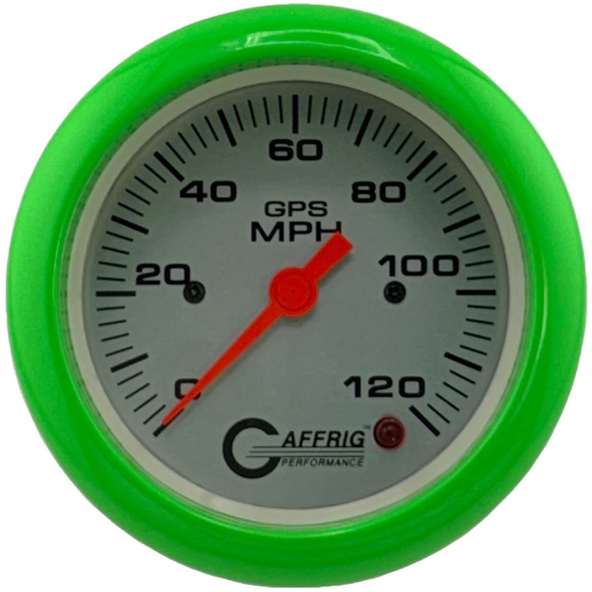 GAFFRIG 3 3/8 INCH GPS SPEEDOMETER KIT - PLATINUM - 90 MPH, 120 MPH, 180 MPH