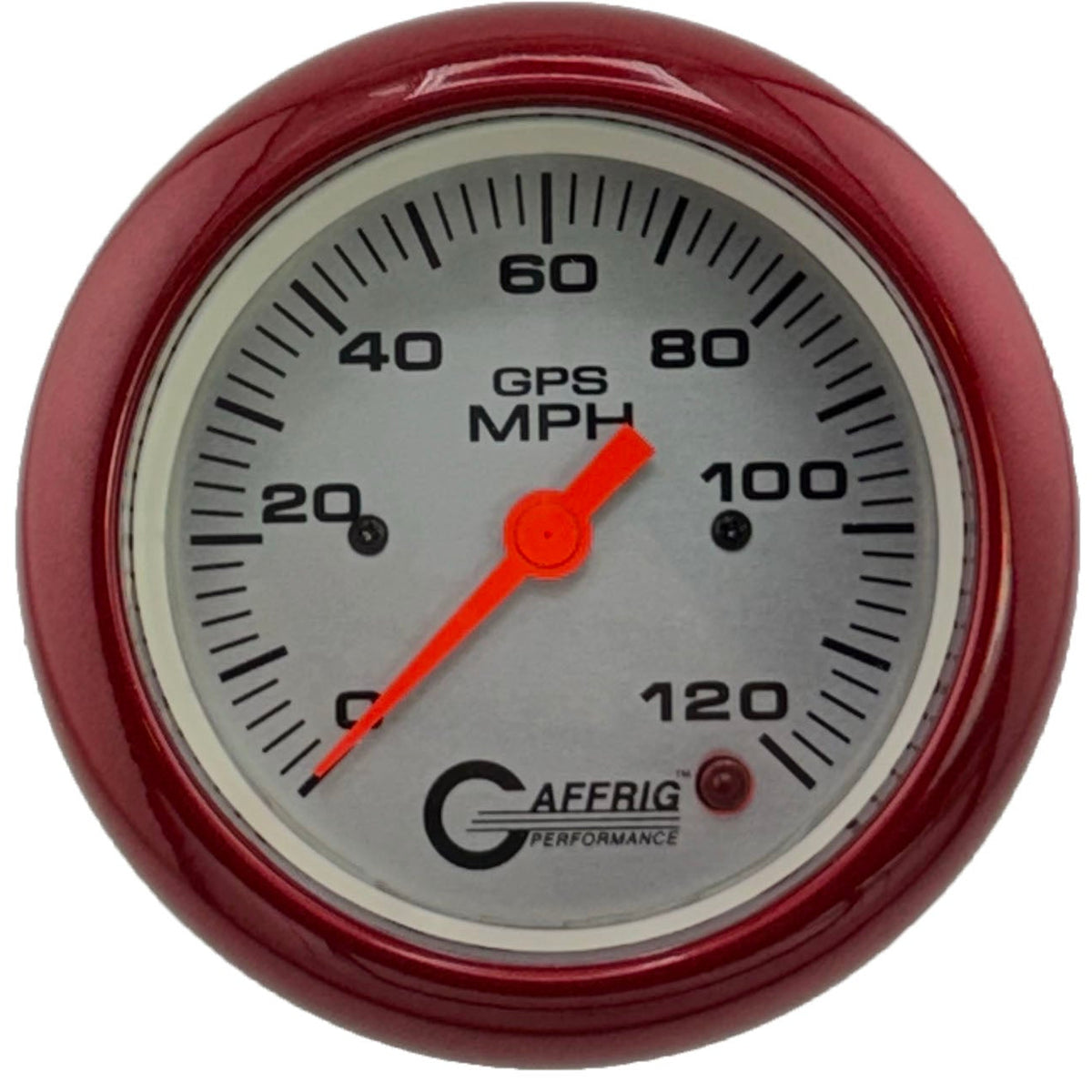 GAFFRIG 3 3/8 INCH GPS SPEEDOMETER KIT - PLATINUM - 90 MPH, 120 MPH, 180 MPH