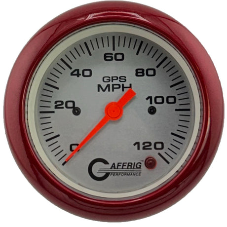 GAFFRIG 3 3/8 INCH GPS SPEEDOMETER KIT - PLATINUM - 90 MPH, 120 MPH, 180 MPH