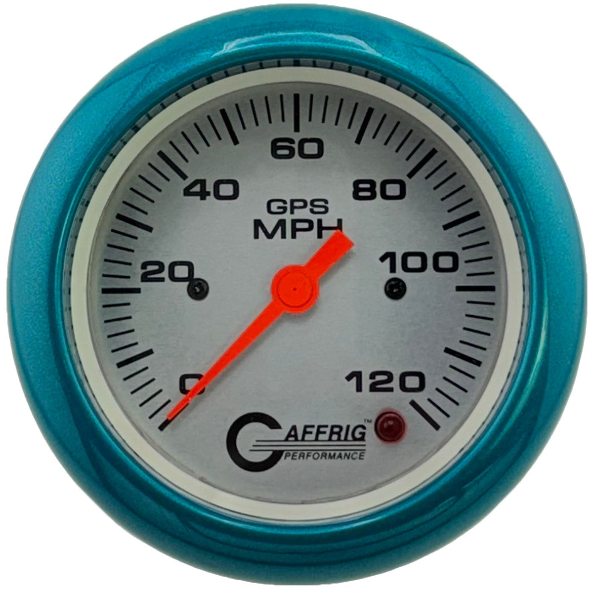 GAFFRIG 3 3/8 INCH GPS SPEEDOMETER KIT - PLATINUM - 90 MPH, 120 MPH, 180 MPH