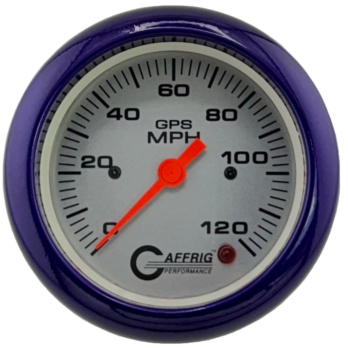 GAFFRIG 3 3/8 INCH GPS SPEEDOMETER KIT - PLATINUM - 90 MPH, 120 MPH, 180 MPH