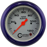 GAFFRIG 3 3/8 INCH GPS SPEEDOMETER KIT - PLATINUM - 90 MPH, 120 MPH, 180 MPH