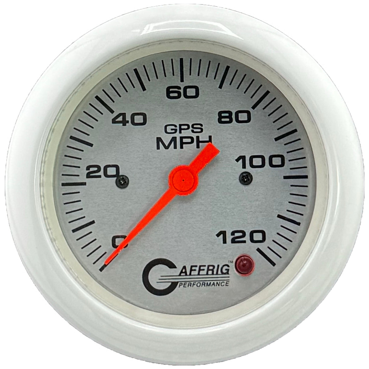 GAFFRIG 3 3/8 INCH GPS SPEEDOMETER KIT - PLATINUM - 90 MPH, 120 MPH, 180 MPH