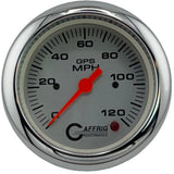 GAFFRIG 3 3/8 INCH GPS SPEEDOMETER KIT - PLATINUM - 90 MPH, 120 MPH, 180 MPH