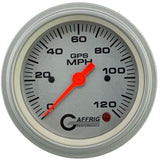 GAFFRIG 3 3/8 INCH GPS SPEEDOMETER KIT - PLATINUM - 90 MPH, 120 MPH, 180 MPH