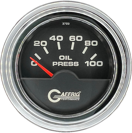 GAFFRIG 2 INCH ELECTRIC OIL PRESSURE GAUGE 0-100 PSI