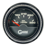 GAFFRIG 2 INCH ELECTRIC OIL TEMP GAUGE 100-320 F FAT RIM (218) / BLACK / BLACK