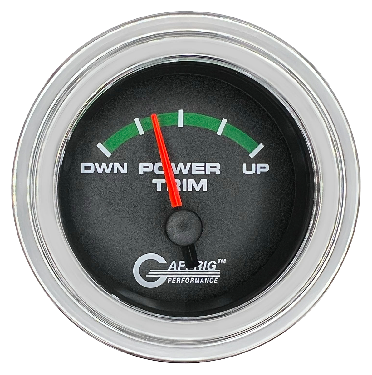 GAFFRIG 2 INCH ELECTRIC TRIM METER MERCURY GAUGE STEP RIM (002) / ORANGE / BLACK