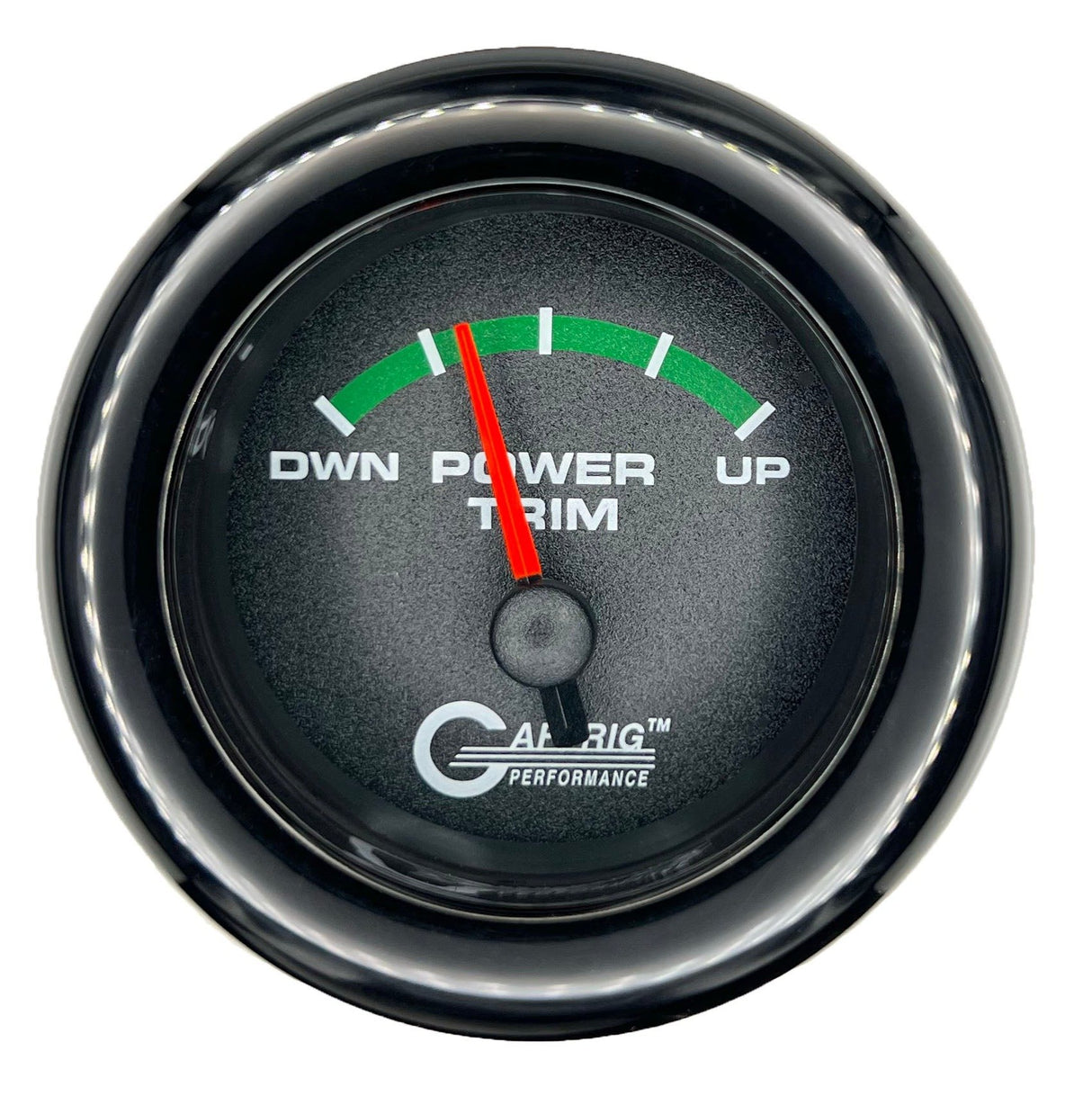 GAFFRIG 2 INCH ELECTRIC TRIM METER MERCURY GAUGE FAT RIM (218) / ORANGE / BLACK