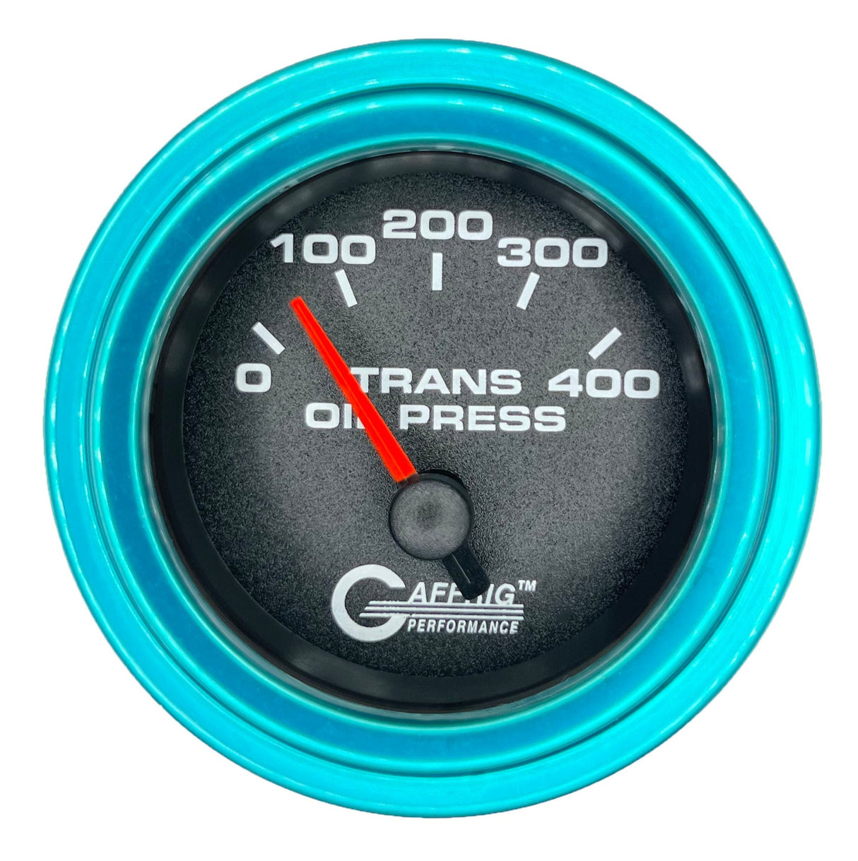 GAFFRIG 2 INCH ELECTRIC TRANSMISSION PRESSURE GAUGE 0-400 PSI STEP RIM (002) / TEAL / BLACK