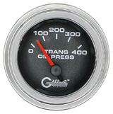 GAFFRIG 2 INCH ELECTRIC TRANSMISSION PRESSURE GAUGE 0-400 PSI STEP RIM (002) / CHROME/POLISHED / BLACK