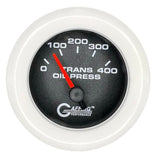 GAFFRIG 2 INCH ELECTRIC TRANSMISSION PRESSURE GAUGE 0-400 PSI FAT RIM (218) / WHITE / BLACK