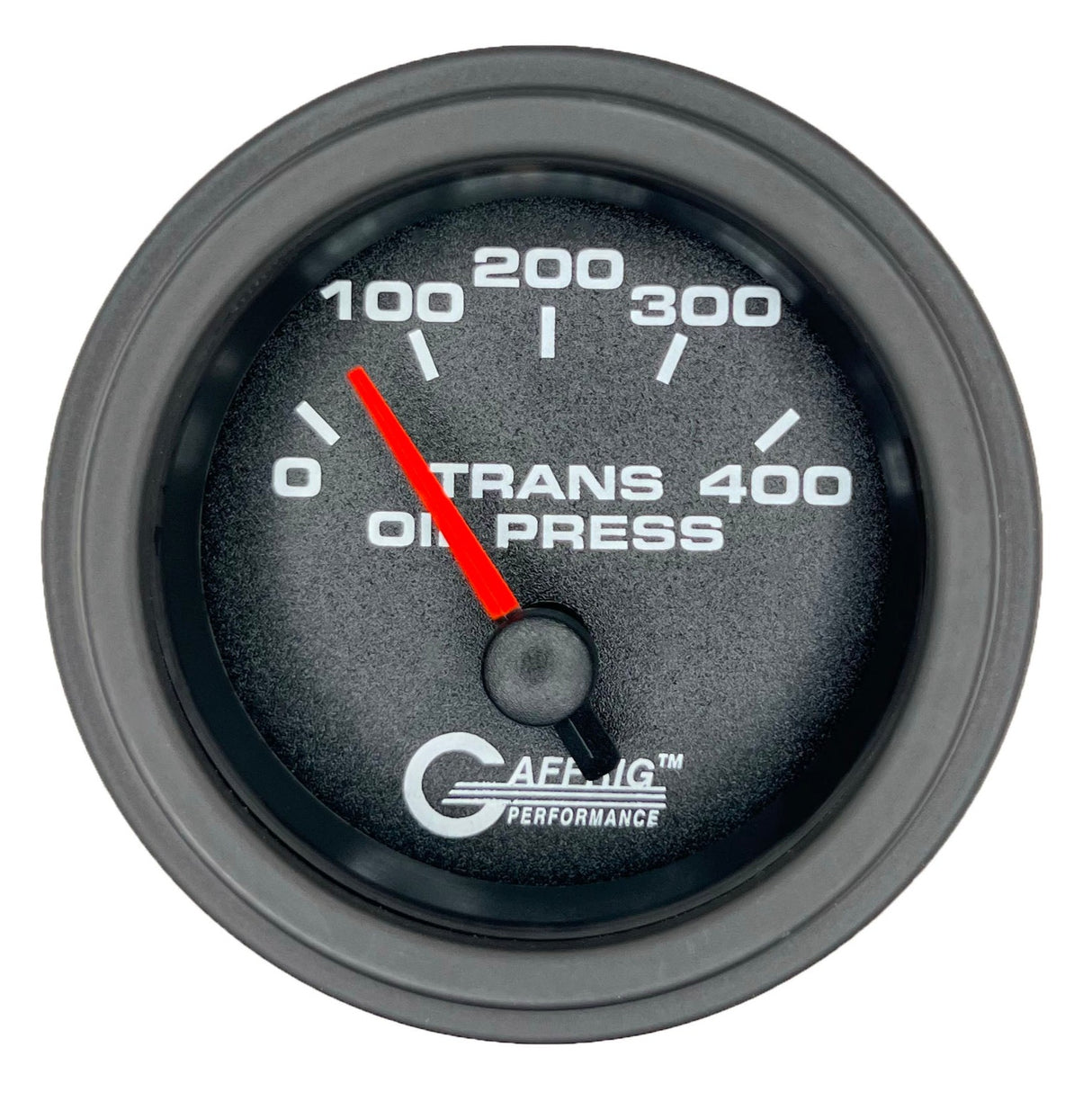 GAFFRIG 2 INCH ELECTRIC TRANSMISSION PRESSURE GAUGE 0-400 PSI STEP RIM (002) / BLACK / BLACK