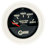 GAFFRIG 2 INCH ELECTRIC HIGH WATER TEMP 100-20 F GAUGE STEP RIM (002) / WHITE / BLACK