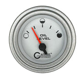 GAFFRIG 2 INCH ELECTRIC OIL LEVEL GAUGE PLATINUM / STEP RIM / PLATINUM