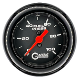 GAFFRIG 2 INCH MECHANICAL FUEL PRESSURE 0-100 PSI GAUGE FAT RIM (218) / BLACK / BLACK