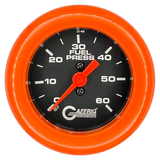 GAFFRIG 2 INCH MECHANICAL FUEL PRESSURE GAUGE 0-60 PSI GAUGE FAT RIM (218) / ORANGE / BLACK