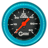 GAFFRIG 2 INCH MECHANICAL FUEL PRESSURE GAUGE 0-60 PSI GAUGE FAT RIM (218) / TEAL / BLACK