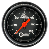 GAFFRIG 2 INCH MECHANICAL FUEL PRESSURE GAUGE 0-60 PSI GAUGE FAT RIM (218) / BLACK / BLACK