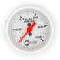 GAFFRIG 2 INCH MECHANICAL FUEL PRESSURE 0-100 PSI GAUGE STEP RIM (002) / WHITE / WHITE
