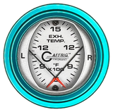 GAFFRIG 2 INCH MECHANICAL DIAL PYROMETER 600-1600 F STEP RIM (002) / TEAL / PLATINUM