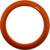 GAFFRIG FLAT BEZEL 2 1/16 INCH I.D. / 2 3/4 INCH O.D. ORANGE