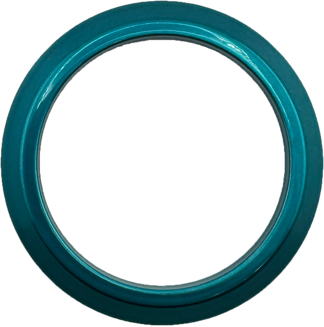 GAFFRIG FLAT BEZEL 2 1/16 INCH I.D. / 2 3/4 INCH O.D. TEAL