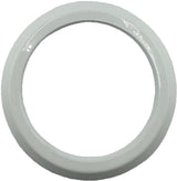 GAFFRIG FLAT BEZEL 2 1/16 INCH I.D. / 2 3/4 INCH O.D. WHITE