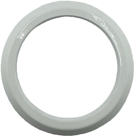 GAFFRIG FLAT BEZEL 2 1/16 INCH I.D. / 2 3/4 INCH O.D. WHITE