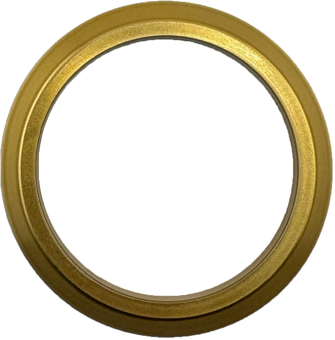 GAFFRIG FLAT BEZEL 2 1/16 INCH I.D. / 2 3/4 INCH O.D. GOLD