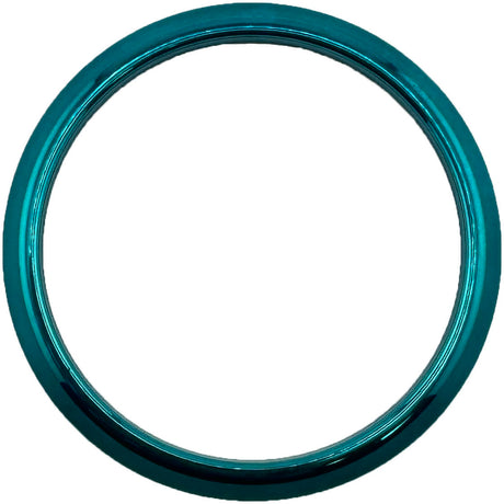 GAFFRIG FLAT BEZEL 2 5/8 INCH I.D. / 3 3/4 INCH O.D. TEAL