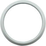 GAFFRIG FLAT BEZEL 2 5/8 INCH I.D. / 3 3/4 INCH O.D. WHITE