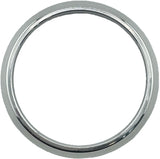 GAFFRIG FLAT BEZEL 2 5/8 INCH I.D. / 3 3/4 INCH O.D. CHROME/POLISHED