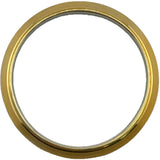 GAFFRIG FLAT BEZEL 2 5/8 INCH I.D. / 3 3/4 INCH O.D. GOLD