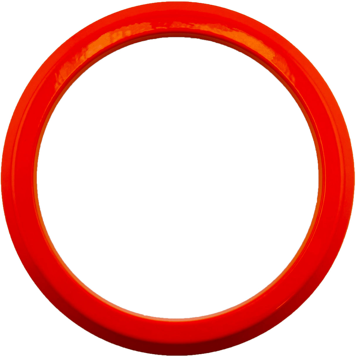 GAFFRIG FLAT BEZEL 3 1/8 INCH I.D. / 4 INCH O.D. FOR DUAL PYROMETER ORANGE