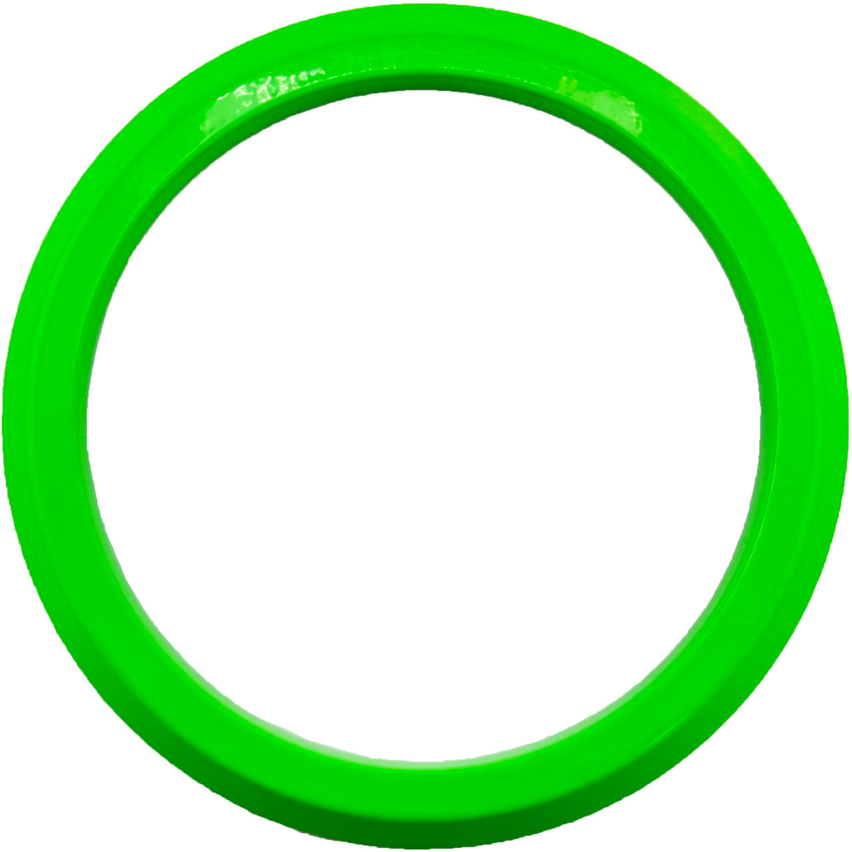 GAFFRIG FLAT BEZEL 3 1/8 INCH I.D. / 4 INCH O.D. FOR DUAL PYROMETER LIME GREEN