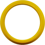 GAFFRIG FLAT BEZEL 3 1/8 INCH I.D. / 4 INCH O.D. FOR DUAL PYROMETER YELLOW