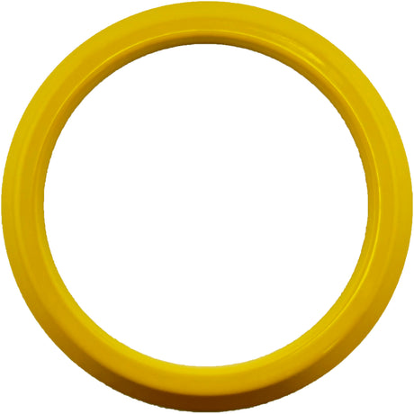 GAFFRIG FLAT BEZEL 3 1/8 INCH I.D. / 4 INCH O.D. FOR DUAL PYROMETER YELLOW