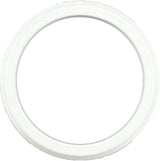 GAFFRIG FLAT BEZEL 3 1/8 INCH I.D. / 4 INCH O.D. FOR DUAL PYROMETER WHITE