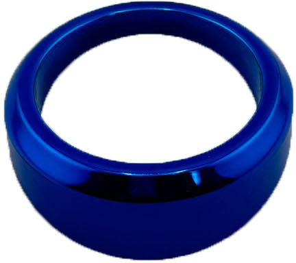 GAFFRIG ANGLED BEZEL 2 1/16 INCH I.D. / 2 13/16 INCH O.D. BLUE