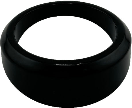 GAFFRIG ANGLED BEZEL 2 1/16 INCH I.D. / 2 13/16 INCH O.D. BLACK