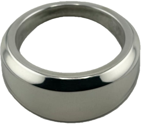 GAFFRIG ANGLED BEZEL 2 1/16 INCH I.D. / 2 13/16 INCH O.D. CHROME/POLISHED