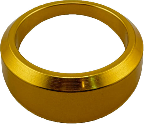 GAFFRIG ANGLED BEZEL 2 1/16 INCH I.D. / 2 13/16 INCH O.D. GOLD