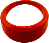 GAFFRIG ANGLED BEZEL 2 5/8 INCH I.D. / 3 3/8 INCH O.D. ORANGE